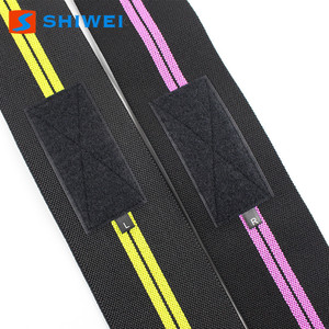 Attelle de poignet Shiwei, élastique, en nylon, colorée, antidérapante, pour la musculation, tous les sports, adulte, universelle - Product Image 1