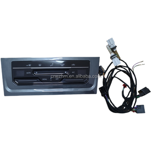 Toque el panel de control de aire acondicionado, interruptor de control de aire acondicionado de cristal líquido con marco gris, para <span class=keywords><strong>Golf</strong></span> <span class=keywords><strong>7</strong></span>/<span class=keywords><strong>7</strong></span>.5 - Product Image 1