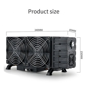 Ococoo UX01-240 máy tính công suất cao trường hợp tích hợp 240 tản nhiệt <span class=keywords><strong>CPU</strong></span> nước làm mát cho card đồ họa công nghiệp nhôm - Product Image 6