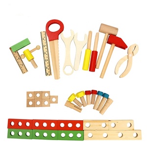 Nouveau coffret combiné de jeu de simulation pour enfants : Boîte à <span class=keywords><strong>outils</strong></span> en bois éducative pour bébés - Product Image 5