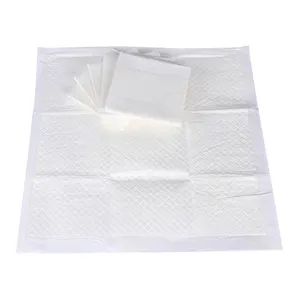 60x60 y tế dùng một lần giường trắng vô trùng underpad 5 lớp với dây đai