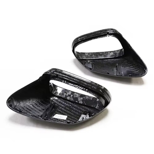 Cubierta de espejo lateral de fibra de carbono seco para Porsche 911 992 <span class=keywords><strong>Tycan</strong></span> divisor lateral de espejo forjado en seco - Product Image 2