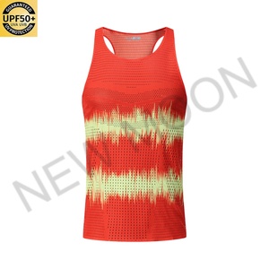 Chaleco Deportivo Personalizado para Maratón de Verano, Sin Mangas, de Poliéster de Secado Rápido, Sublimado, para Fitness - Product Image 2