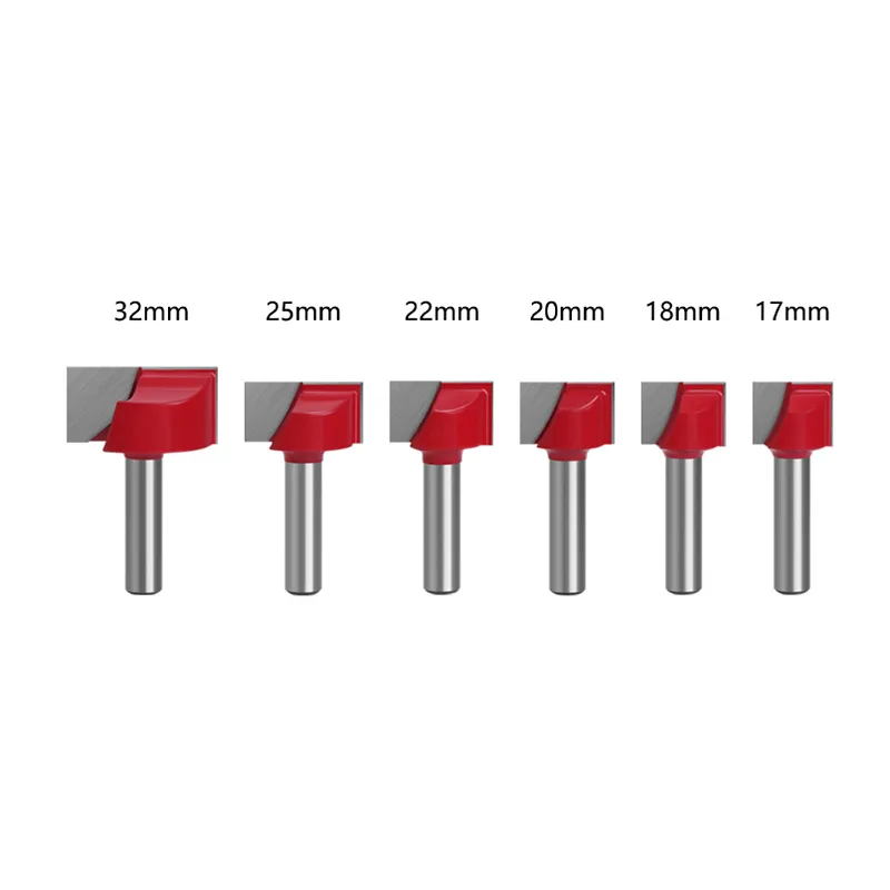 8mm Shank diameter 10 sampai 32mm, peralatan pertukangan, pembersih, penggilingan, pemotong, mata router, alat pertukangan