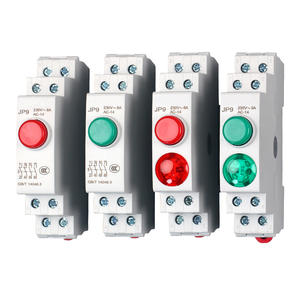 <span class=keywords><strong>Interruptor</strong></span> pulsador modular de carril DIN rojo verde <span class=keywords><strong>220V</strong></span> 24VAC/DC luces <span class=keywords><strong>piloto</strong></span> <span class=keywords><strong>luz</strong></span> indicadora de botón de encendido - Product Image 4