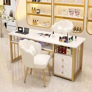 Nuevo Conjunto de Mesa y Silla para Manicura, Mesa de Uñas Multifuncional, Muebles para Salón de Belleza - Product Image 5