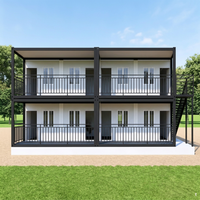 Casa Contenedor Modular Pequeña de 20 pies, Casa Prefabricada de Acero para Estudio, Apartamento, Taller o Camping