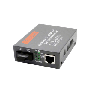 Convertidor de Medios Ópticos SC 10/100M de Venta Caliente, Transceptor Óptico de Fibra Única A/B SC 1 RJ45+Doble Fibra, Convertidor de Medios Ópticos de Fibra Única Monomodo - Product Image 1