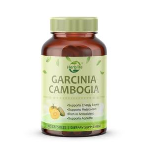 Suplemento Herbal de Garcinia Cambogia, Control de Peso, Acelera el Metabolismo, Suplemento para la Salud, Vegano, Sin OMG, Sin Gluten, OEM ODM - Product Image 1