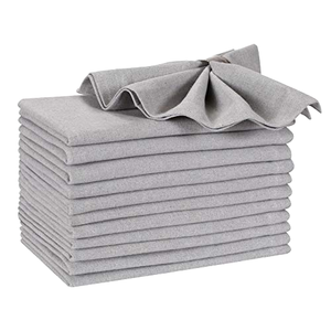 OEM Supplier Polyester Napkins 16x16 Inch <b>Square</b> Custom Wedding Party Restaurant Home Food Decoration - Product Image 1