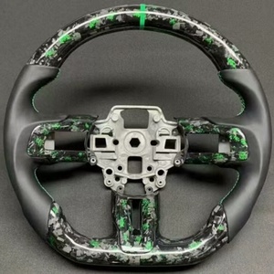 Volant de voiture en fibre de carbone personnalisé pour Ford <span class=keywords><strong>Mustang</strong></span> S550 2015-2023 5.0L <span class=keywords><strong>V8</strong></span> 350 500 Shelby Vente directe d'usine Pièces de voiture - Product Image 6