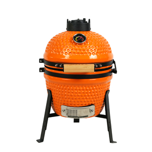 Barbecue au charbon de bois Kamado <span class=keywords><strong>en</strong></span> <span class=keywords><strong>fonte</strong></span> céramique de style argentin AUPLEX Mini, petit, portable, multifonctionnel, pour cuisine extérieure, jardin - Product Image 2