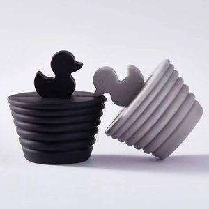 Duck Shaped Silicone Bathtub Plug Conical Spiral Design Easy Installation Bathroom <b>Drain</b> Stopper - Product Image 5