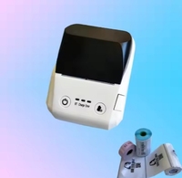 Mini impresora térmica portátil de 58mm, etiqueta móvil de recibo pequeño, pegatina de matriz de puntos de código de barras, impresora POS, impresora de facturas
