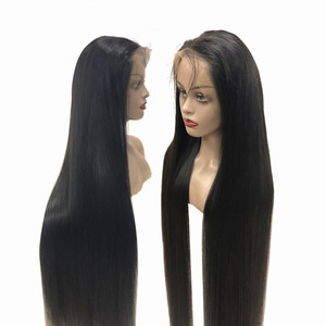 GS 13x4 13x6 360 370 HD Frontal Del Merletto <span class=keywords><strong>Parrucca</strong></span> Diritta Brasiliana Parrucche Dei Capelli Umani, 150% 180% finto Cuoio Capelluto Parrucche Del Merletto Per La Donna Nera - Product Image 2