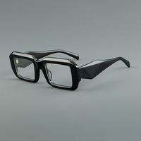 Monture de lunettes en acétate de qualité supérieure, lunettes optiques pour hommes, lunettes vintage, monture de lunettes pour femmes