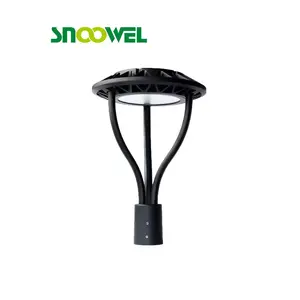 SNOOWEL Reliable Factory ETL IP65 Outdoor Decorative Garden Pole Light LED Post Top 100W 150W 200W 240W Garden Post Light