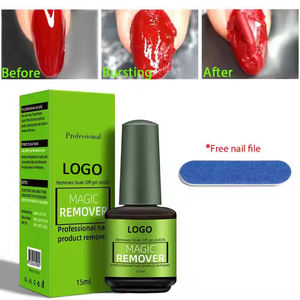 <b>Magic</b> Nail Gel Remover Custom Private Label Harmless Soak Off with Steel Pusher Manicure Salon Polish Removal Care Tool OEM - Product Image 6