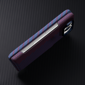 เคสโทรศัพท์แม่เหล็กเนื้อคาร์บอนไฟเบอร์สุดหรูสำหรับ iPhone Duo พร้อมฟิล์มกันรอยหน้าจอ  บางเฉียบ ผลิตจาก PC แข็งแรง ทนทานต่อแรงกระแทก - Product Image 5