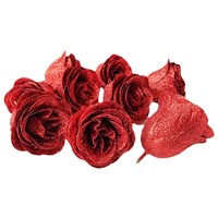 Vente en gros de roses en cristal rose or bleu Enchantress 520, roses brillantes pour la Saint-Valentin