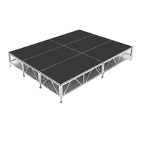 Scène mobile portable en aluminium pour activités de plein air, concerts, danse, expositions, à vendre