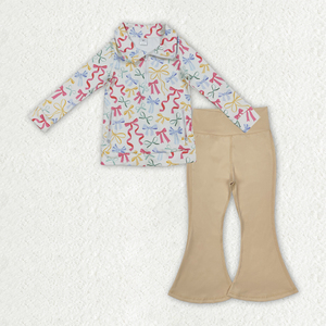 BSSO1563 personnalisé petit garçon Boutique bleu foncé lapin imprimé tenues enfants en gros enfant en bas âge garçon à manches courtes enfant ensemble de pâques - Product Image 5