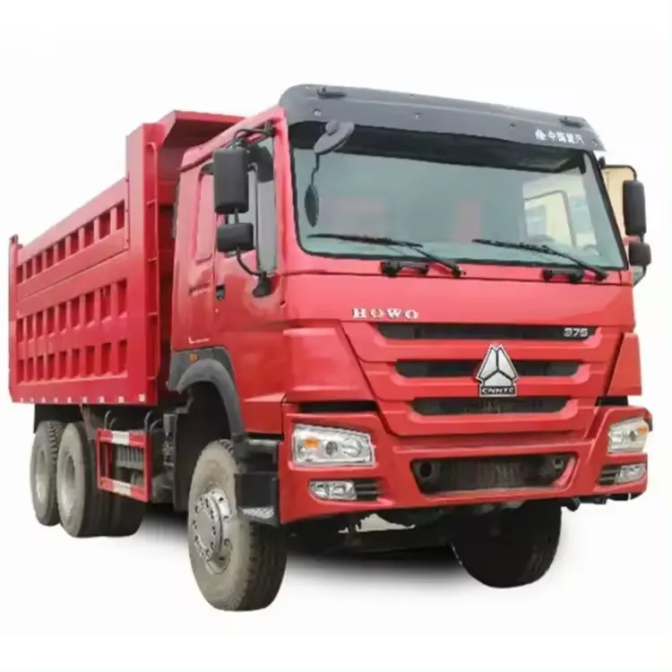 Kondisi baik Howo 12 Wheeler Dump Truck digunakan 8x4 pasir tambang sinottruck Howo merek 371 375hp 420hp truk Tipper