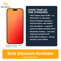 Repuesto de Pantalla OLED para iPhone 14 Pro Max, Reemplazo de Cristal, Reacondicionado, Panel y Circuito Integrado Originales, Grado A