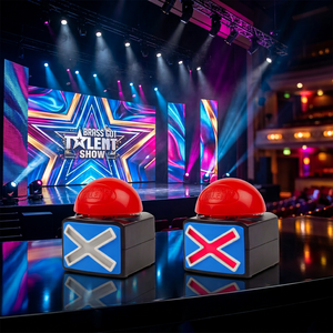 Buzzer de jeu en gros pour concours de questions, avec son et lumière, pour <span class=keywords><strong>quiz</strong></span>, Got Talent, jouets et boutons de jeu - Product Image 1