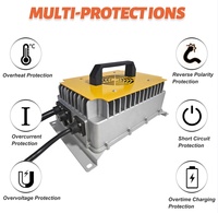 Chargeur de batterie au plomb-acide, au lithium Lifepo4, 120V 220V, étanche IP65, 3000W, 36V50A, 48V, pour nettoyeurs électriques, voiturettes de golf