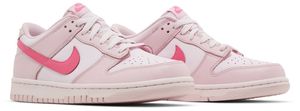 <span class=keywords><strong>Nike</strong></span> Dunk Low Gs Triple Pink Zapatos casuales para niños Parte superior sintética Suela de goma con cordones Punta redonda Todas las estaciones - Product Image 4