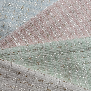 <span class=keywords><strong>Tissu</strong></span> <span class=keywords><strong>Tweed</strong></span> en Polyester Métallisé Coloré à Carreaux, Teint en Fil, pour Manteaux et Costumes, Vente en Gros L-2304 - Product Image 5