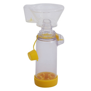 Chambre d'inhalation <span class=keywords><strong>Aerochamber</strong></span> avec <span class=keywords><strong>masque</strong></span>, accessoire d'inhalation portable pour enfants et adultes, outil d'entraînement respiratoire domestique - Product Image 2