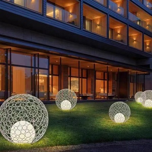 Led bóng rỗng ánh sáng nghệ thuật ngoài trời không thấm nước giáng sinh RGB vườn quả cầu đèn biệt thự khách sạn Pathway COURTYARD chiếu sáng - Product Image 5