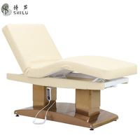 Nouveau fauteuil d'examen médical esthétique électrique professionnel à 4 moteurs, pliable et portable, table de beauté pour soins du visage et extensions de cils