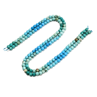 Vente en gros de cubes facettés en magnésite bleue dégradée de 5,5 mm pour la fabrication de bijoux, bracelets, boucles d'oreilles, fournitures de bricolage, modèle Kelingna