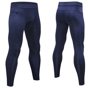 Compressione in Nylon Spandex Full Length palestra allenamento Fitness pantaloni da basket stampati su misura Leggings stretti per <span class=keywords><strong>uomo</strong></span> Sport - Product Image 3