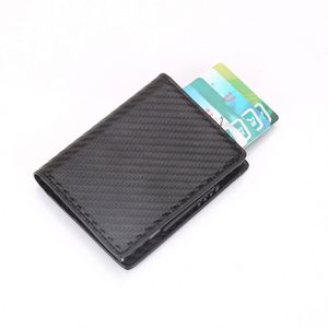 Porte-cartes K01 pour hommes, portefeuilles vintage noirs, petit porte-monnaie en cuir fin, mini portefeuilles - Product Image 2