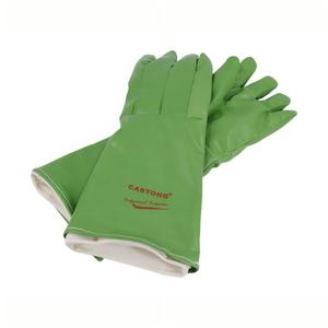 Chống Mài Mòn <span class=keywords><strong>250</strong></span> Độ C 45Cm Chiều Dài Lớp Phủ Silicon Có Thể Giặt Bông Chống-Dầu Midoni Chịu Nhiệt Găng Tay Găng Tay Cho fring Thực Phẩm - Product Image 4