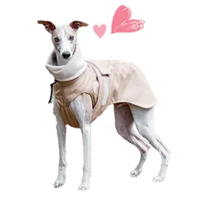 Зимнее пальто для собак, теплая куртка для собак, светоотражающая флисовая верхняя одежда для холодной погоды, ветрозащитная уличная куртка для домашних животных