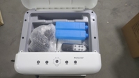 Climatiseur portable d'intérieur avec réservoir d'eau de 25 L, refroidisseur d'air évaporatif sur pied pour la maison, le bureau et le magasin