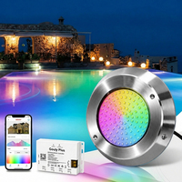 Высококачественный светодиодный светильник Gouly IP68 16W из нержавеющей стали для бассейнов, низковольтный
