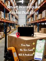 Rastreador GPS para Vehículos y Bicicletas, Antirrobo, Fácil de Colocar, Compatible con Carteras, Ultrafino 25*44*5.7mm, Sistema de Gestión de Activos por Lotes, Compatible con iOS y Android