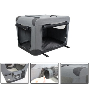 Cage pliable pour chien, OEM ODM, avec structure en acier et tissu Oxford, pour les voyages, le camping et les pique-niques - Product Image 2