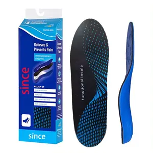 Sport Athletic Shoe Insoles Plantar Fasciitis Pain Relief High Arch Support Shock Absorption Foot Orthotic Insoles