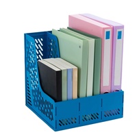 Porte-documents à 3 niveaux, porte-fichiers de bureau A4, organisateur de bureau, rangement de magazines, porte-fichiers