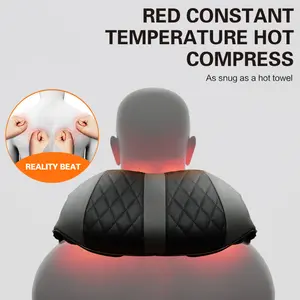 Portable Car Belt Massager Shiatsu Neck And Shoulder Massager With Heating Electric Vibration Body Smart Neck Massager