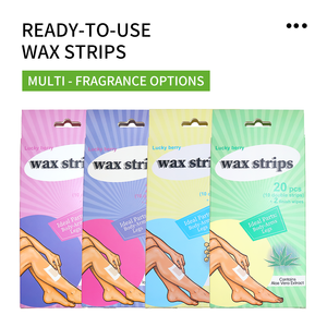 Striscia di cera non tessuta per le gambe delle braccia sotto le ascelle dei capelli sopracciglio Bikini contiene striscia di ceretta 10 <span class=keywords><strong>strisce</strong></span> 2 salviette - Product Image 2