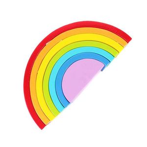 Juguete Educativo de Madera Colorido Arcoíris, Popular en Oferta, para Niños de 2 a 4 Años, Desarrolla la Inteligencia, Unisex - Product Image 5