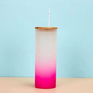 Gobelet en verre droit de 20 oz avec sangle amovible pour la plage et les voyages - Product Image 1